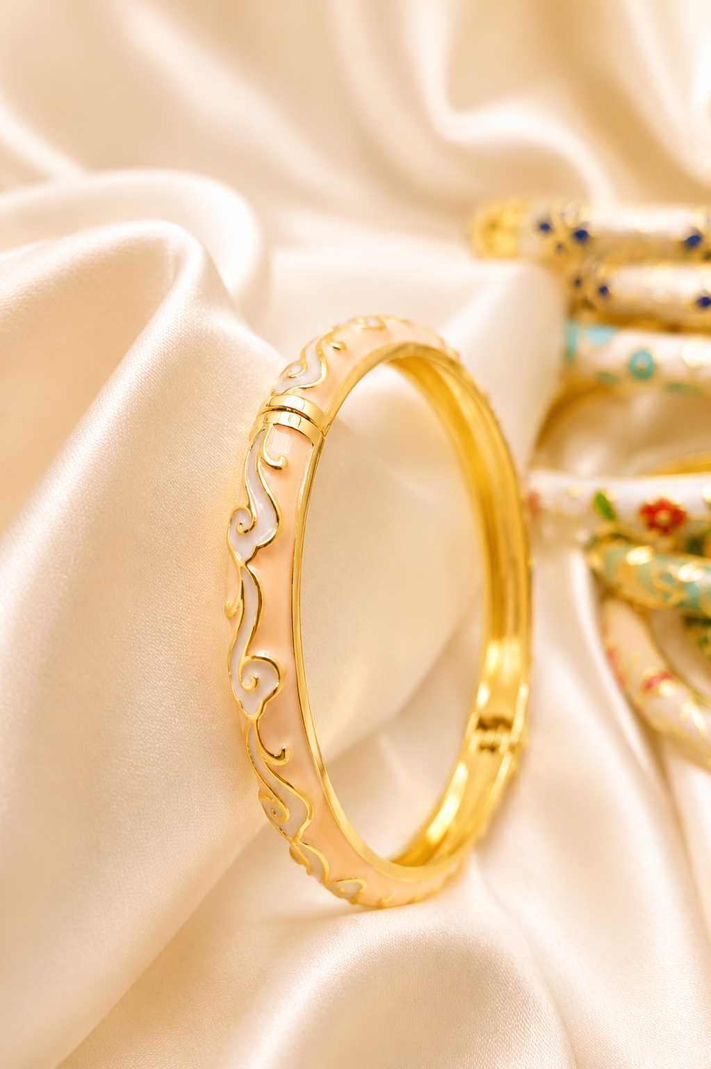 Blush Waves Bangle