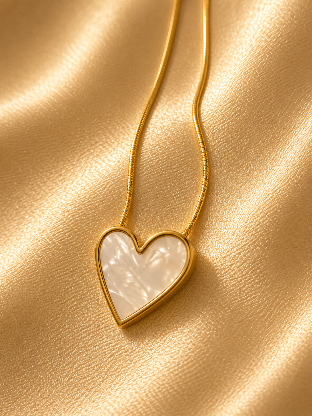 Pearl Heart Necklace
