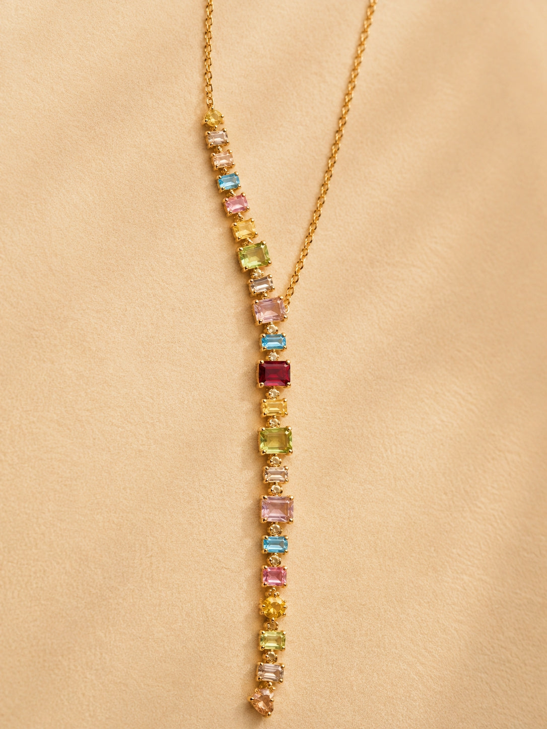 Crystal Candy Drop Necklace