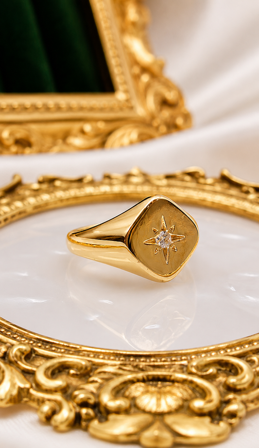 Diamond Pinky Ring