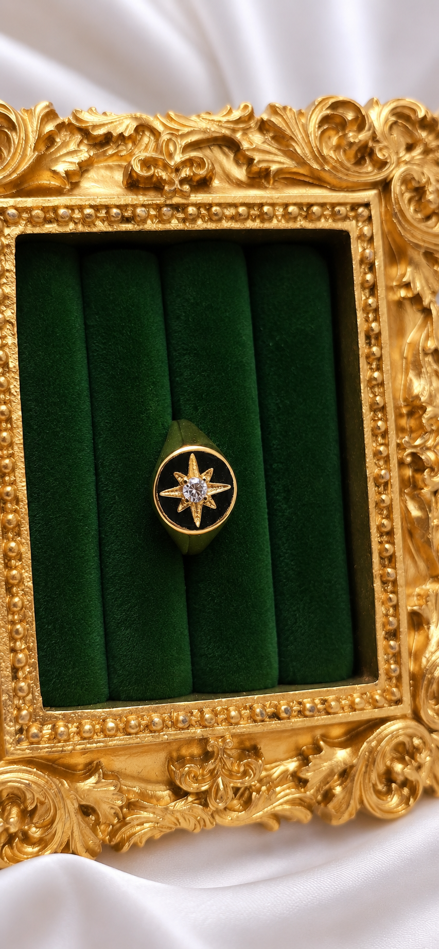 Round Star Pinky Ring