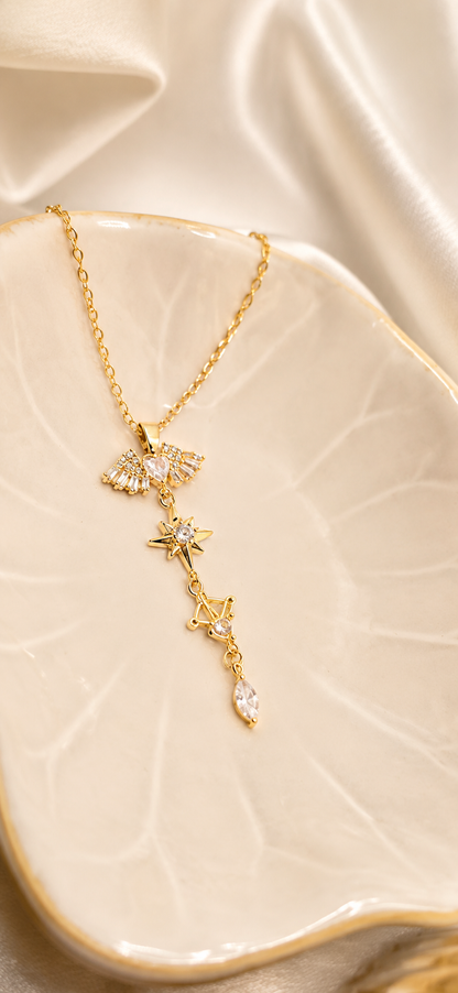 Angelic Savior Drop Necklace