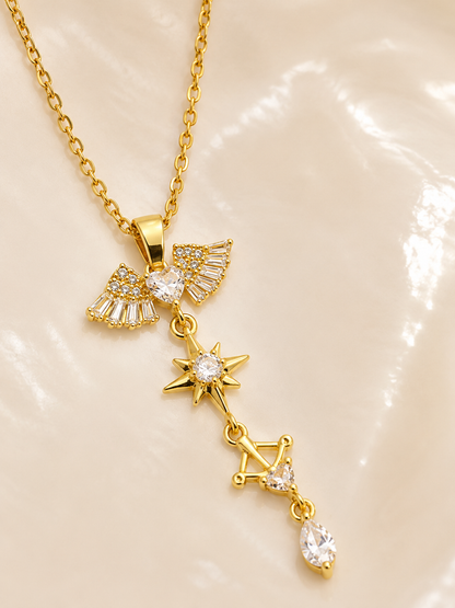 Angelic Savior Drop Necklace
