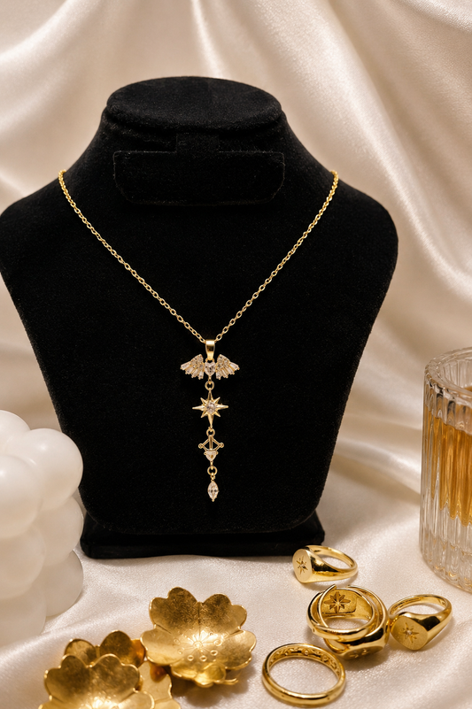 Angelic Savior Drop Necklace