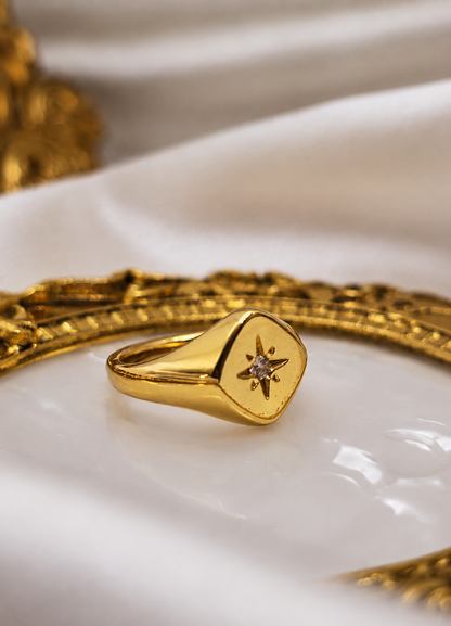 Diamond Pinky Ring