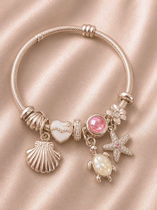 White Turtle Shell Bracelet