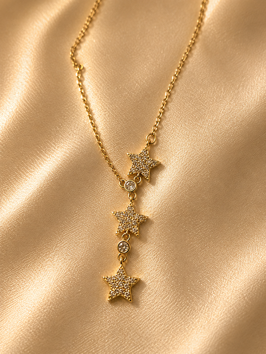 Twinkle Star Drop Necklace