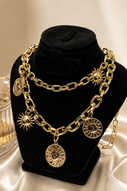 Sand Dollar Solar Necklace