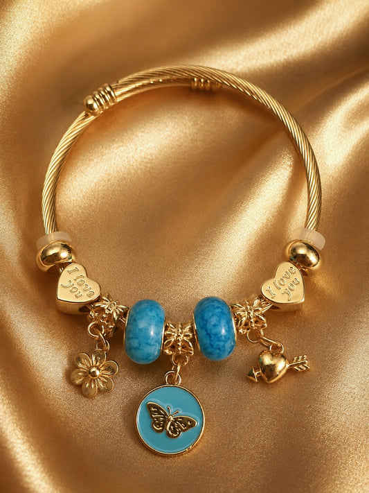 Blue Butterfly Bracelet