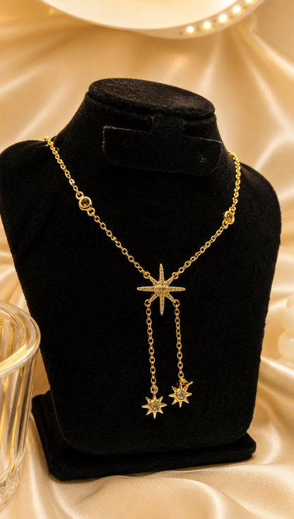 Wishing Star Drop Necklace
