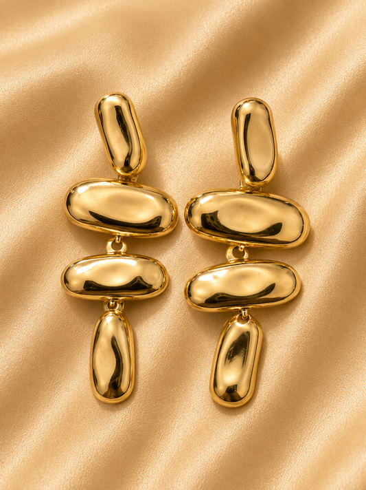 Molten Gold Earrings