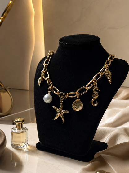 Sea Clutter Chunky Necklace