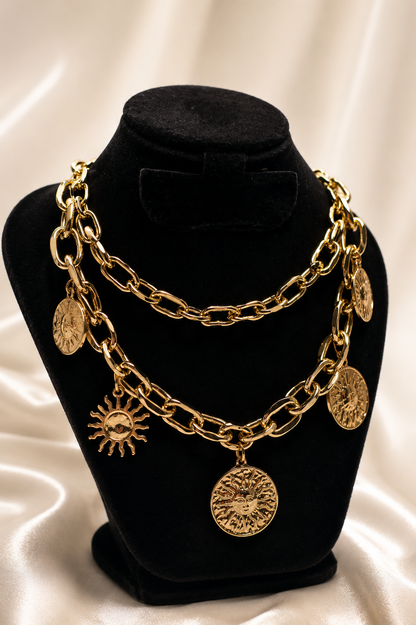 Sand Dollar Solar Necklace