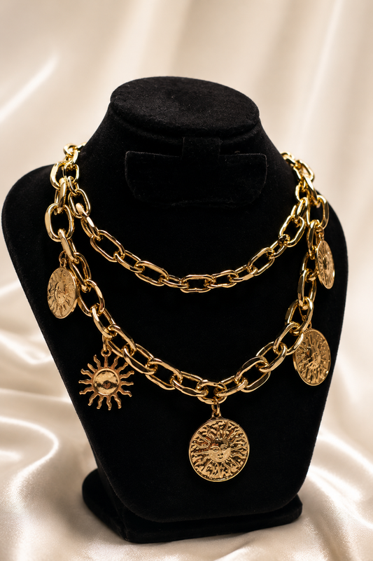 Sand Dollar Solar Necklace