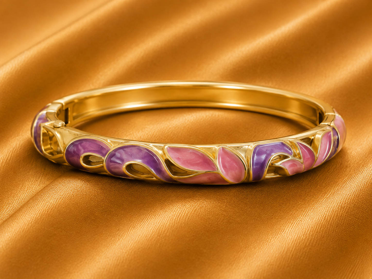 Pink Petals Bangle