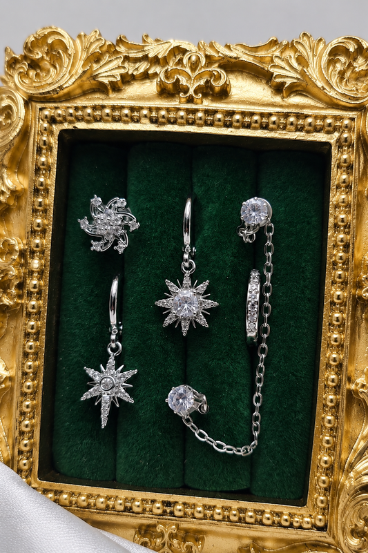 The Star Earrings Set