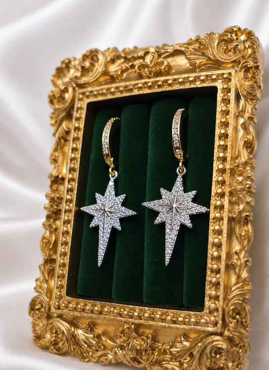 Northern Star Round Earrings