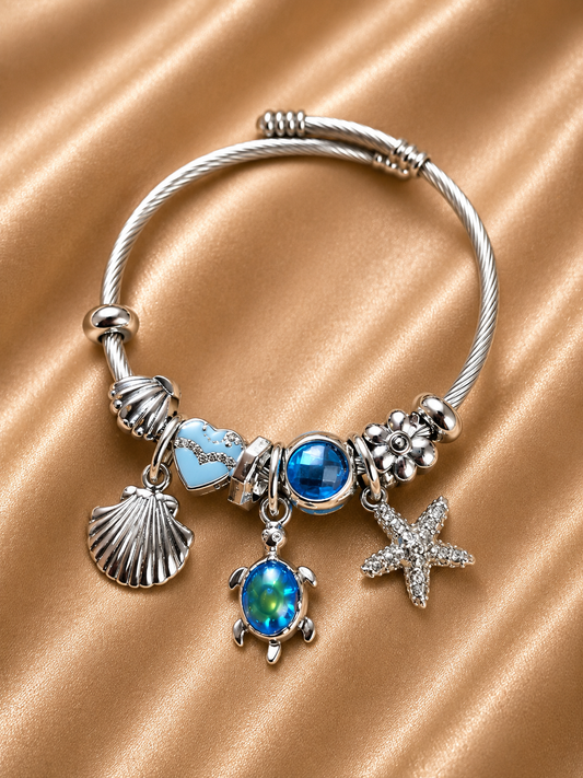 Teal Turtle Bracelet