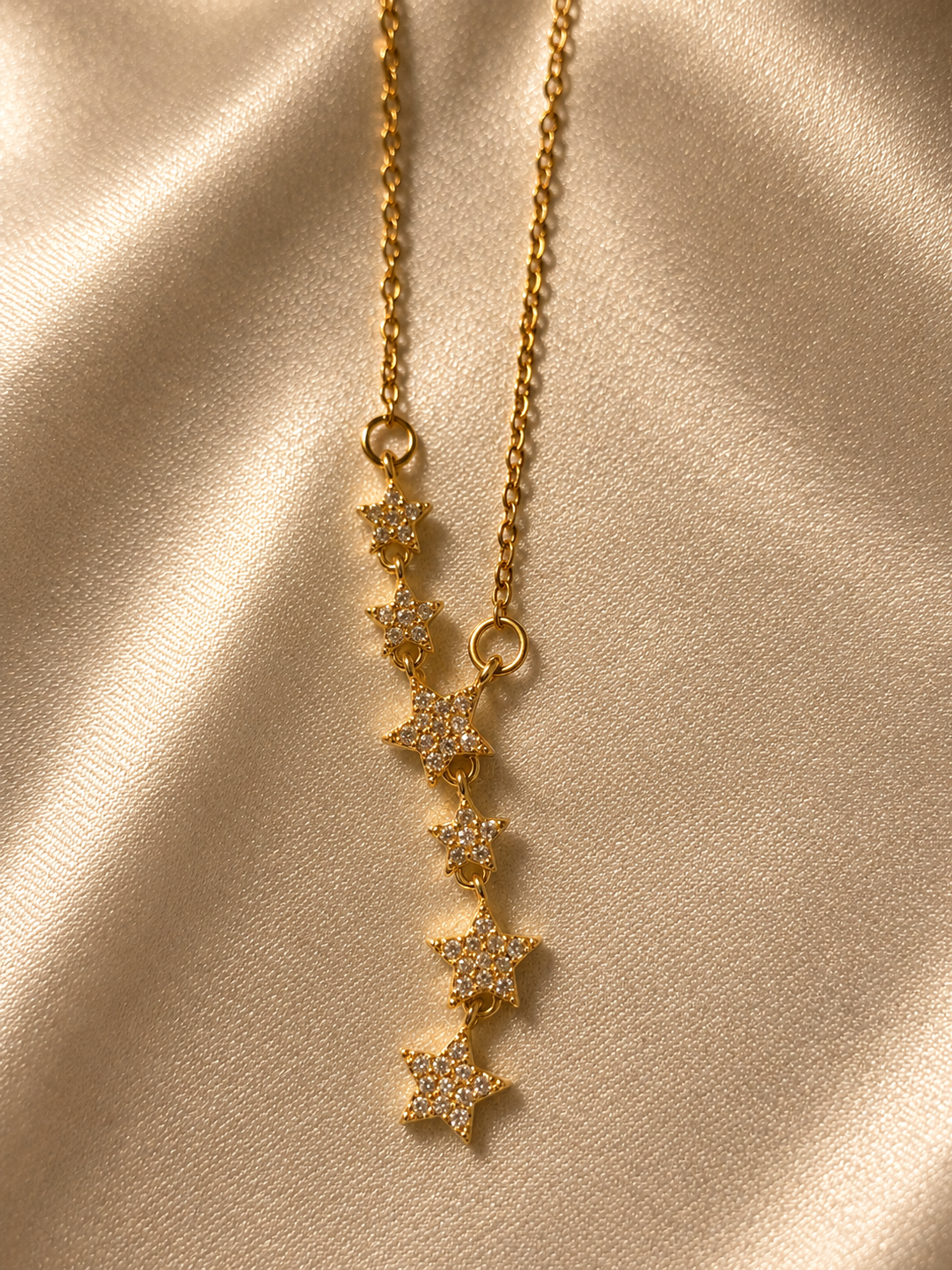 Star Trail Drop Necklace