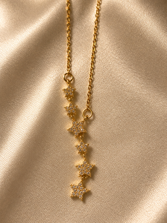 Star Trail Drop Necklace