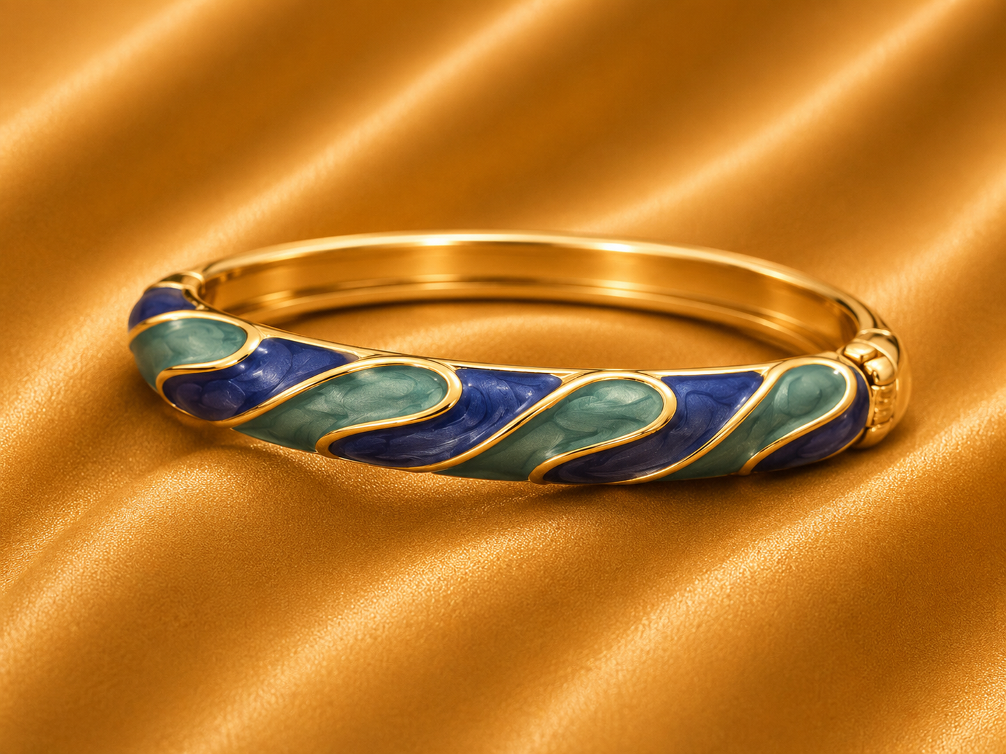Blue Waves Bangle